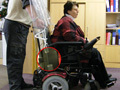 Bedachung des Rollstuhls